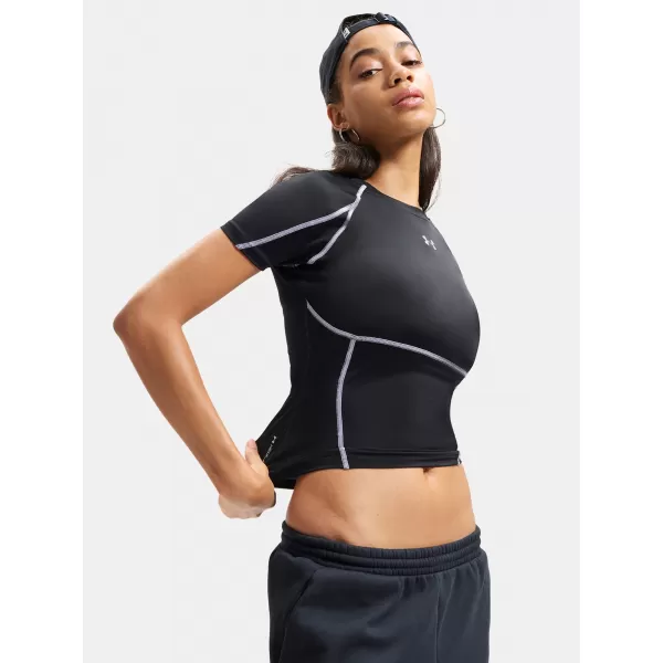  Dámske tričko UNDER ARMOUR HEATGEAR ELITE SS 6015368-008 ČIERNA 