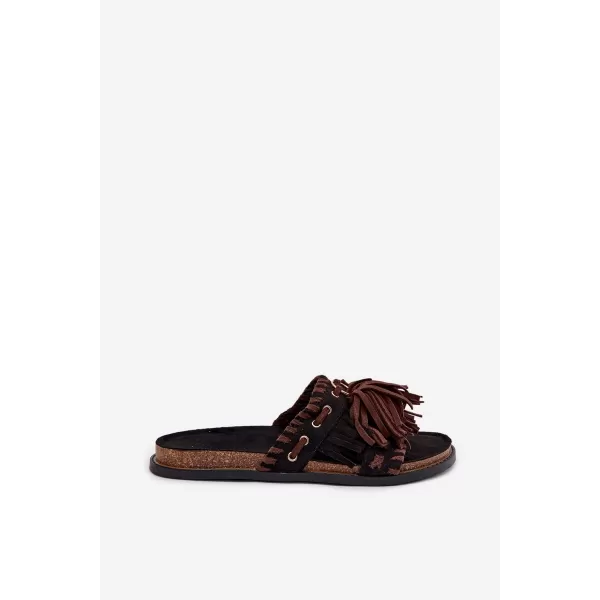  Dámske šľapky BOTO GLORINNA 41497 BLACK 