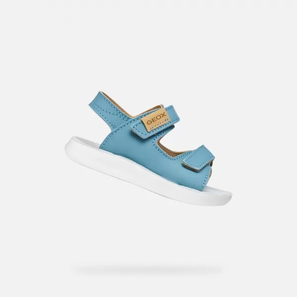  Chlapčenské sandále GEOX SANDAL LIGHTFLOPPY B455SB00032C4016 MODRÁ 