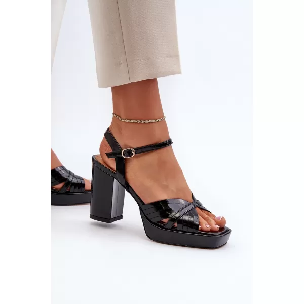  Dámske sandále D&A MR38-668 BLACK 