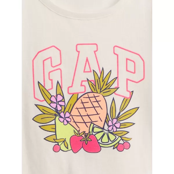  Detské tričko GAP LOGO TEE 770013-00 NEW OFF WHITE 