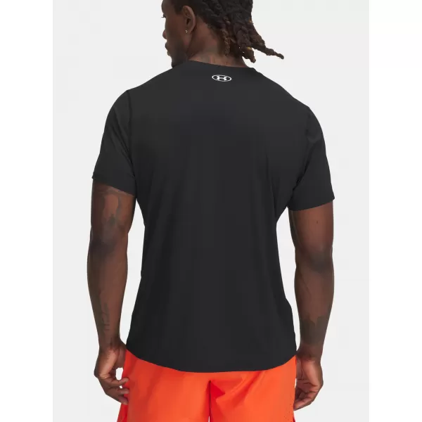  Pánske tričko UNDER ARMOUR HEATGEAR FITTED SS 6000939-001 ČIERNA 