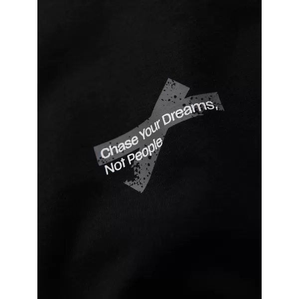 Pánske tričko OMBRE OM-LSPT-0136 BLACK 