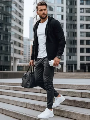 Pánske nohavice DSTREET UX4123 TMAVO ŠEDÁ