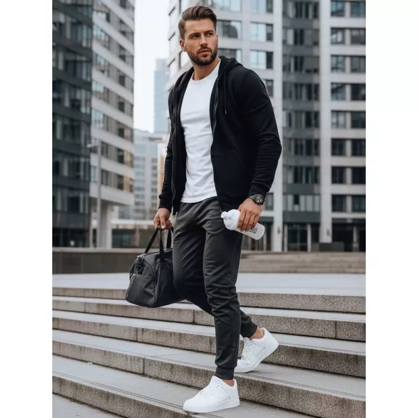  Pánske nohavice DSTREET UX4123 TMAVO ŠEDÁ 
