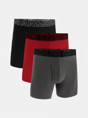 Pánske trenírky UNDER ARMOUR M PERF COTTON 6IN 1383889-025 ŠEDÁ