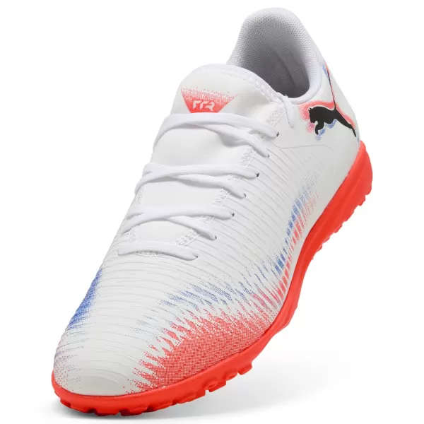  Čižmy PUMA FUTURE 8 PLAY TT 108605-01 WHITE/ BIELA/PUMA ČIERNA/ŽIARIACA ČERVENÁ 