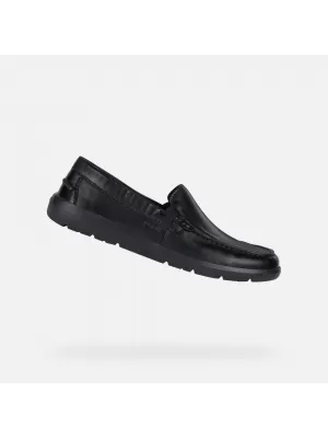 Pánske mokasíny GEOX LEITAN G002548 ČIERNA