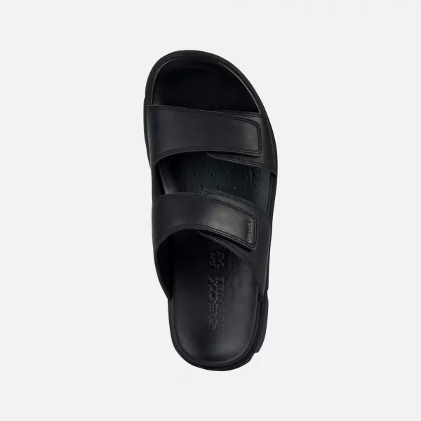  Pánske šľapky GEOX XAND 2S G002593 ČIERNA 