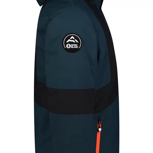  Pánska lyžiarska bunda NORDBLANC WILDLIFE NBWJM8295 MODRÝ LÚČ 