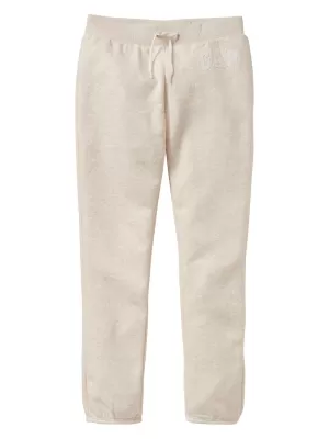 Detské tepláky GAP LOGO SWEATPANTS 699662-14 OATMEAL HEATHER