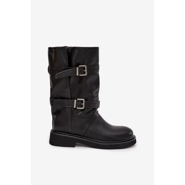  Dámske čižmy BOTO HALVESSA 39588 BLACK 