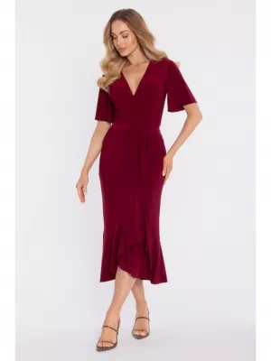 Dámske šaty MOE M912 MAROON