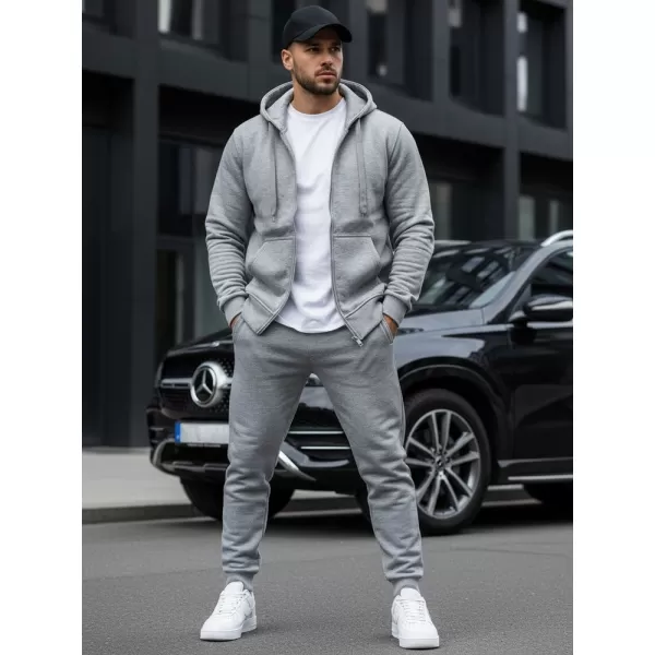  Pánska mikina DSTREET BX2412 SVETLO ŠEDÁ 