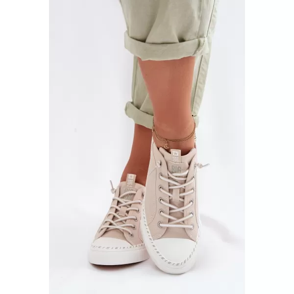  Dámske tenisky BIG STAR TT274387 BEIGE Big Star Shoes 