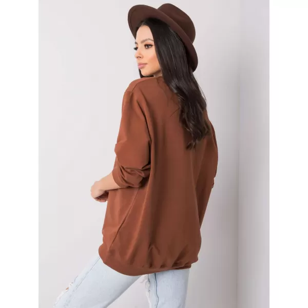  Dámska mikina BASIC FEEL GOOD RV-BL-5185.81P BROWN 