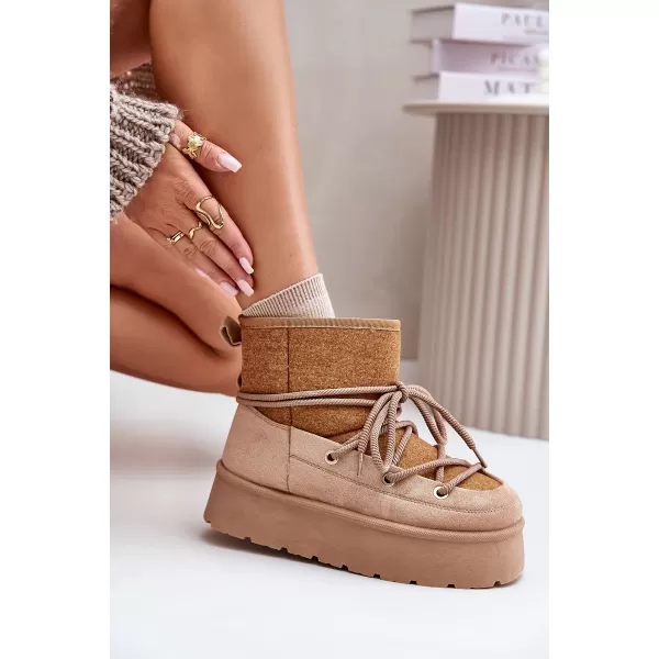  Dámske snehule BOTO MAVORA 34284 KHAKI 