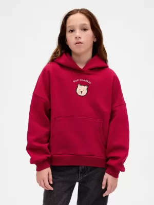 Detská mikina GAP LOGO HOODIE PULLOVER 847141-02 SLED