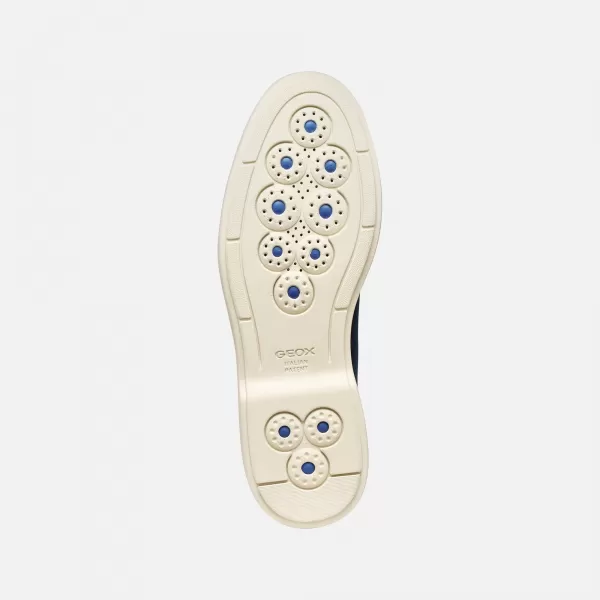  Pánske mokasíny GEOX SPHERICA EC17 G014395 TMAVO MODRÁ 