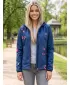 Dámska softshellová bunda premium ALTISPORT VOJ/ALW077JACK01 NÁMORNÁ MODRÁ/ORANŽOVÁ