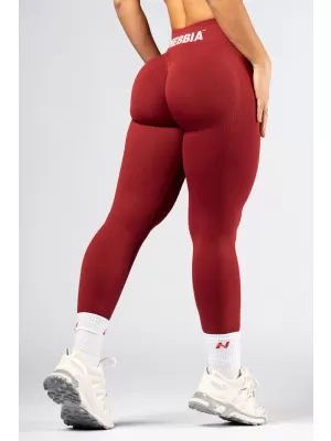 Push-up legíny s vysokým pásom POWER 888 RED Nebbia