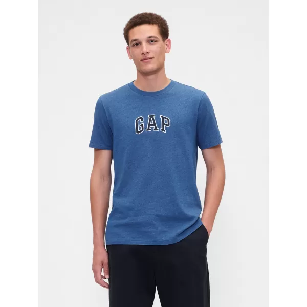  Pánske tričko GAP LOGO TEE 570044-45 LIGHT INDIGO 