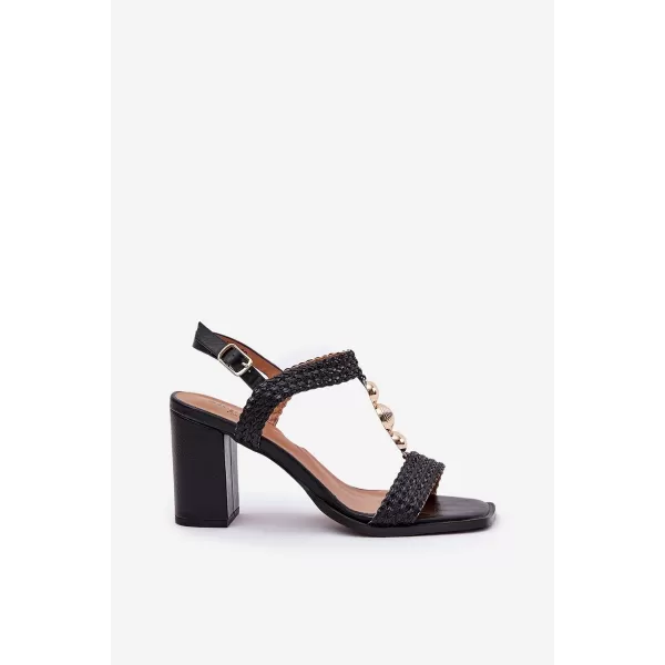  Dámske sandále BOTO ANNAVIEL 36045 BLACK 