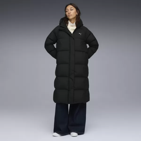  Dámsky kabát PUMA HOODED DOWN PUFFER COAT 688390-01 PUMA ČIERNA 