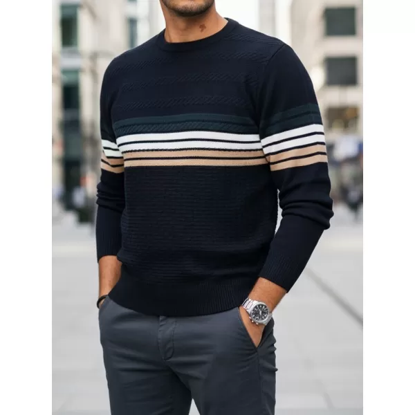  Pánsky sveter DSTREET WX2323 TMAVO MODRÁ 