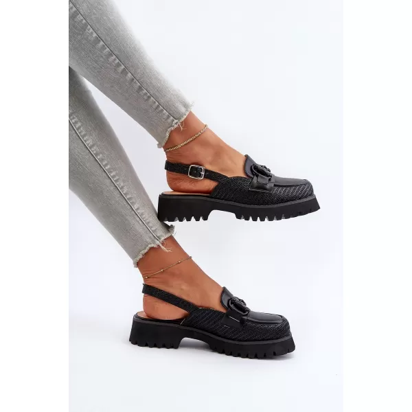  Dámske sandále D&A MR38-656 BLACK 