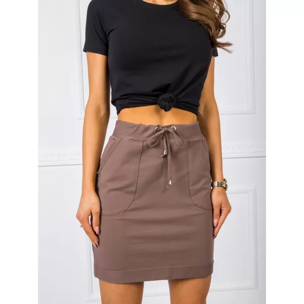  Dámska sukňa BASIC FEEL GOOD RV-SD-3726-1.06 BROWN 