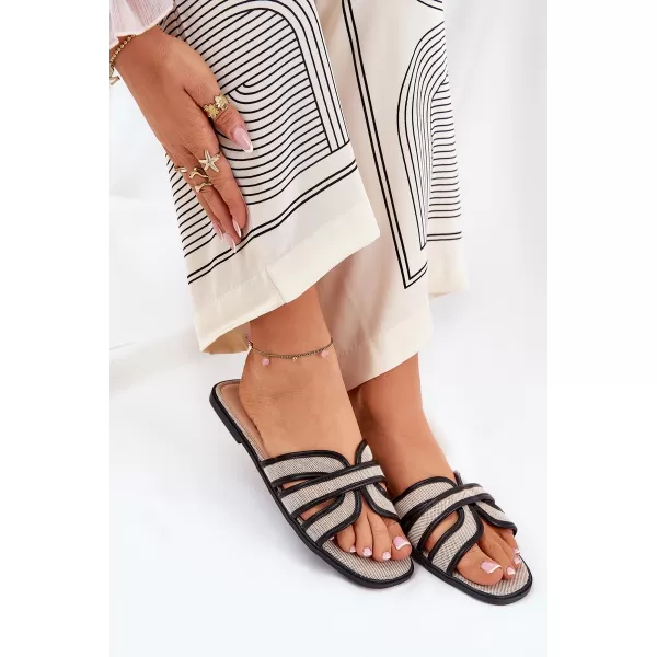  Dámske šľapky BOTO TOBIN 36257 BLACK 