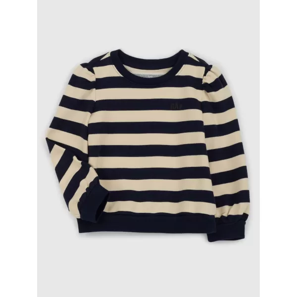  Detská mikina GAP LOGO CREW SWEATSHIRT 870968-00 NAVY STRIPE 