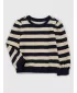 Detská mikina GAP LOGO CREW SWEATSHIRT 870968-00 NAVY STRIPE
