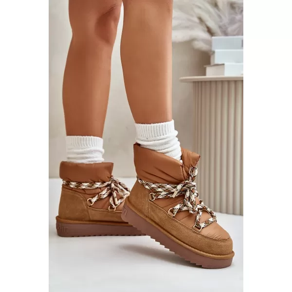  Dámske snehule D.FRANKLIN DFSH375003 TAN 