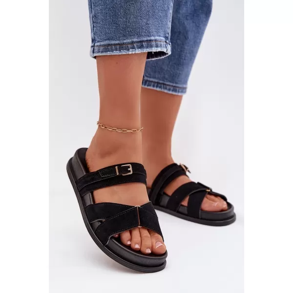  Dámske šľapky BOTO SELORINA 41592 BLACK 