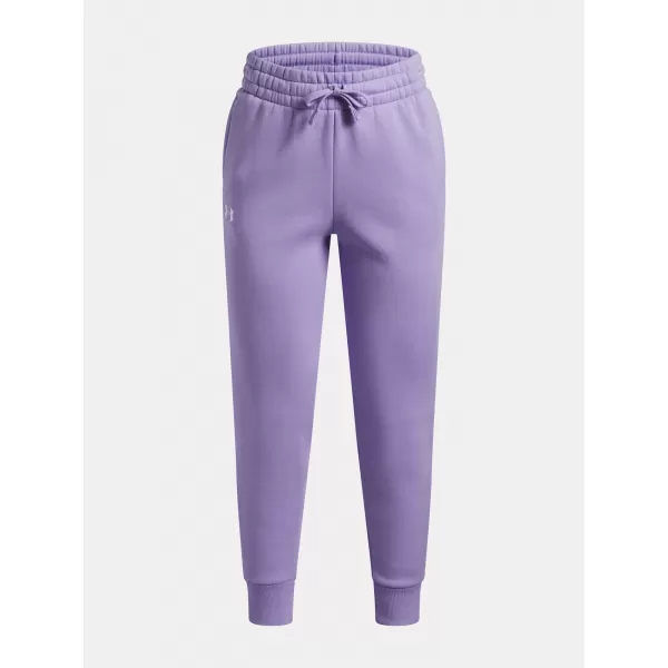  Dievčenské tepláky UNDER ARMOUR UA RIVAL FLEECE JOGGERS 1379525-538 FIALOVÁ 