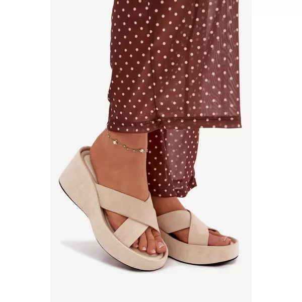  Dámske šľapky BOTO CALORINE 41357 BEIGE 