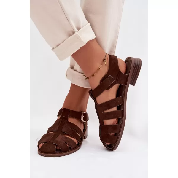  Dámske sandále BOTO JANESSA 41474 BROWN 