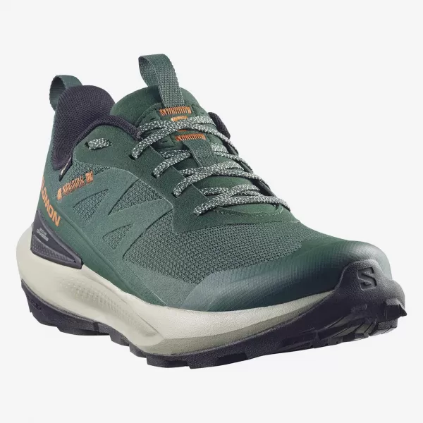  Pánske topánky SALOMON ELIXIR ACTIV GTX L49229800 SCARAB/GREEN GABLES/CHILI 