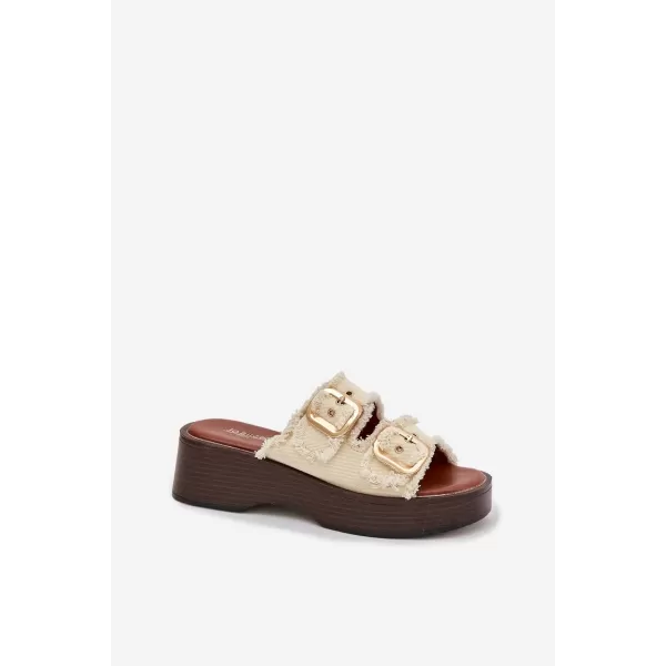  Dámske šľapky BOTO RENELISSE 41325 BEIGE 
