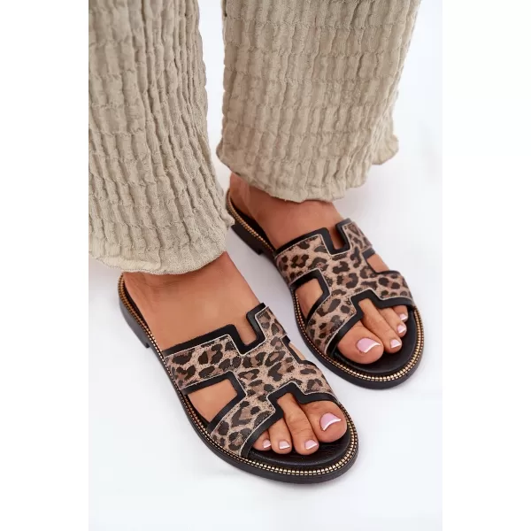  Dámske šľapky ZAZOO 40383 BEIGE 