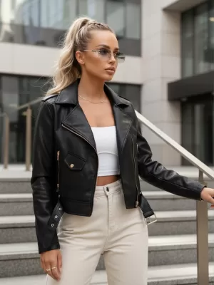 Dámska bunda DSTREET TY5648 ČIERNA