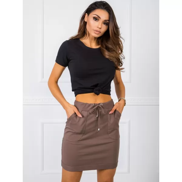  Dámska sukňa BASIC FEEL GOOD RV-SD-3726-1.06 BROWN 