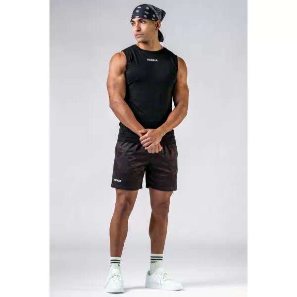  Tréningové šortky POWER 902 DARK BROWN CAMO Nebbia 