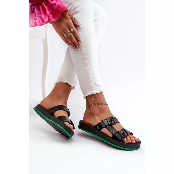  Dámske sandále ZAXY LL285073 BLACK 