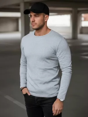 Pánske tričko DSTREET LX0578 SIVÁ