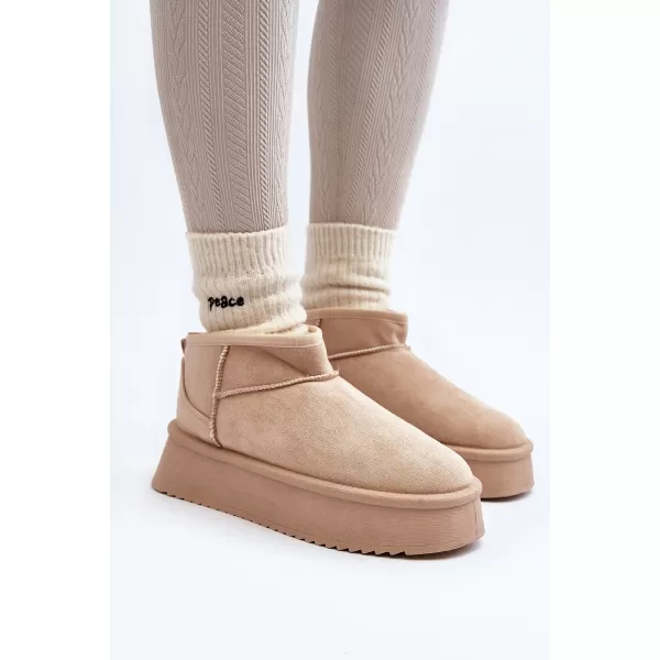  Dámske snehule BOTO CALIKSA 29613 BEIGE 