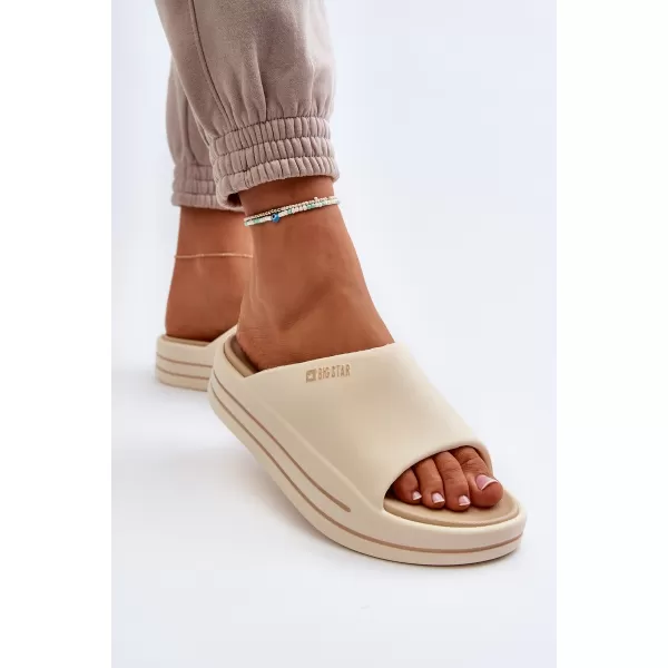  Dámske topánky BIG STAR NN274A034 BEIGE Big Star Shoes 