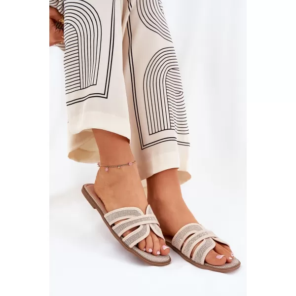  Dámske šľapky BOTO SCAZZE 36258 BEIGE 